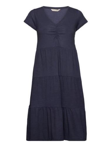 Freya Dress Polvipituinen Mekko Navy ODD MOLLY