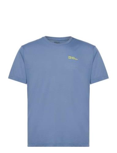 Vonnan S/S T M Sport T-shirts Short-sleeved Blue Jack Wolfskin