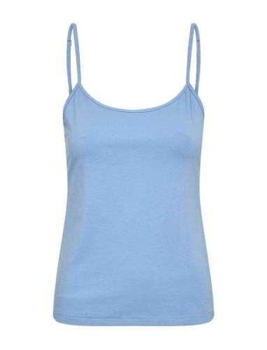 Sc-Pylle Tops T-shirts & Tops Sleeveless Blue Soyaconcept