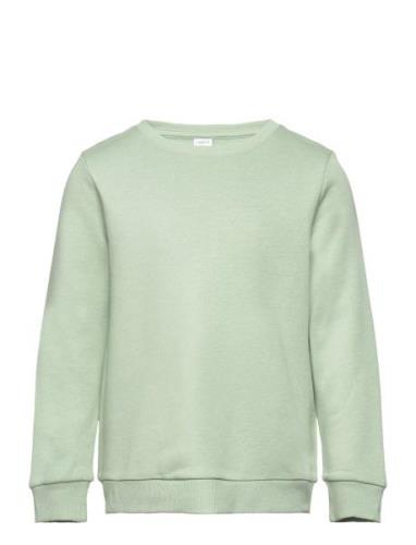 Sweatshirt Basic Tops Sweat-shirts & Hoodies Sweat-shirts Green Lindex