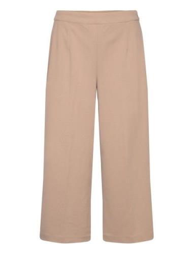 Vmsara Hr 7/8 Straight Pant Boo Bottoms Trousers Straight Leg Beige Ve...