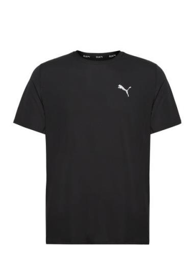 Run Favorite Velocity Tee Sport T-shirts Short-sleeved Black PUMA