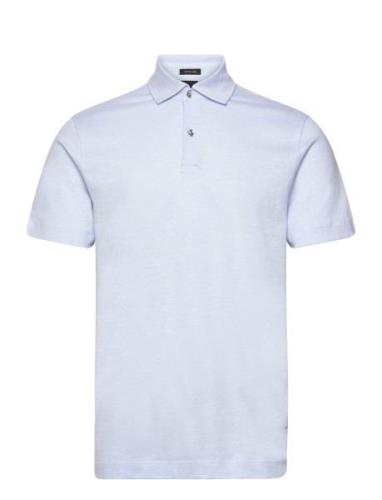 Press 56 Tops Polos Short-sleeved Blue BOSS