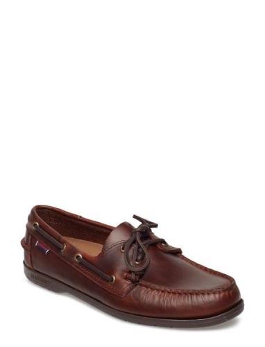 Endeavor Fgl Oiled Waxy Purjehduskengät Kengät Brown Sebago