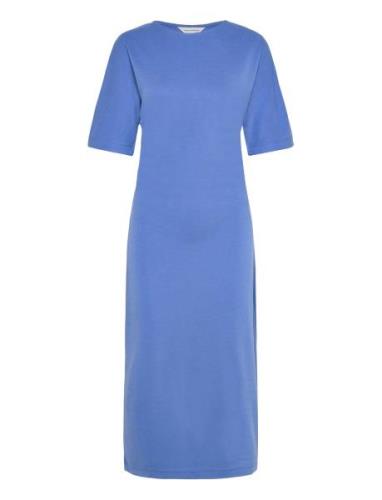 Mschjuniper Lynette 2/4 Dress Maksimekko Juhlamekko Blue MSCH Copenhag...