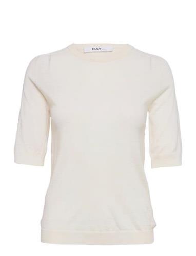 Carolina - Daily Elements Tops Knitwear Jumpers White Day Birger Et Mi...