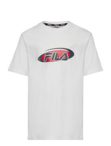 Legden Graphic Tee Sport T-shirts Short-sleeved White FILA