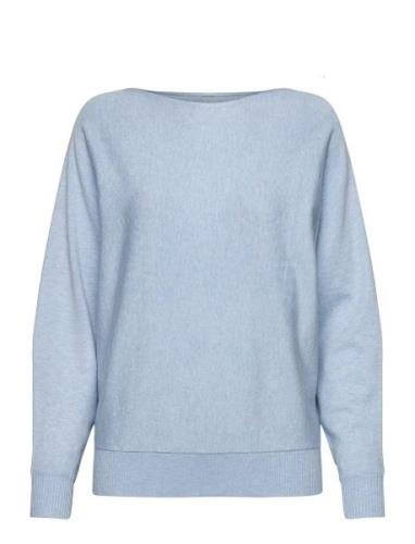 Cuannemarie Batwing Jumper Tops Knitwear Jumpers Blue Culture