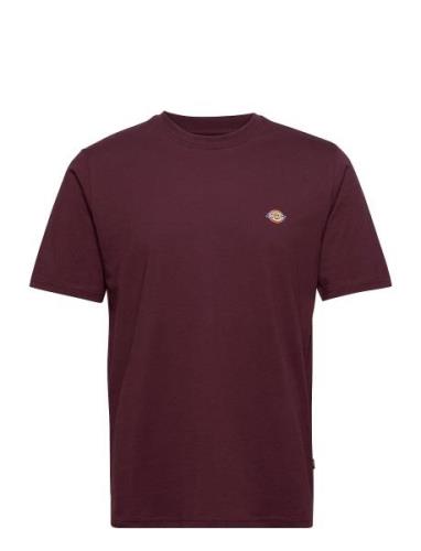 Ss Mapleton Tee Designers T-shirts Short-sleeved Burgundy Dickies