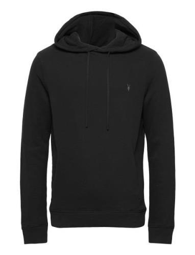 Raven Oth Hoody Tops Sweat-shirts & Hoodies Hoodies Black AllSaints