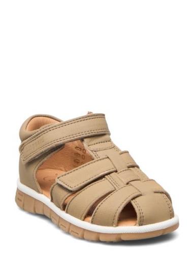 Bisgaard Angus Shoes Summer Shoes Sandals Beige Bisgaard