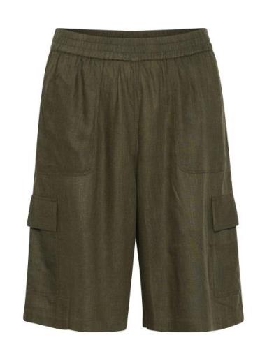 Kamilia Shorts Bottoms Shorts Casual Shorts Khaki Green Kaffe