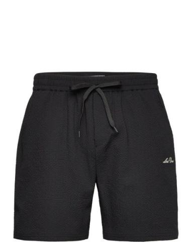 Stan Seersucker Swim Shorts 2.0 Uimashortsit Black Les Deux