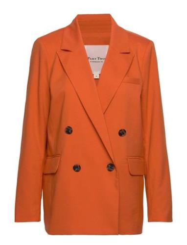 Sonjaspw Bz Blazers Double Breasted Blazers Orange Part Two