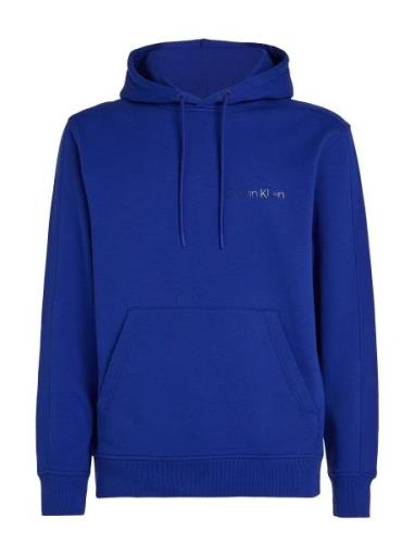 Institutional Hoodie Tops Sweat-shirts & Hoodies Hoodies Blue Calvin K...