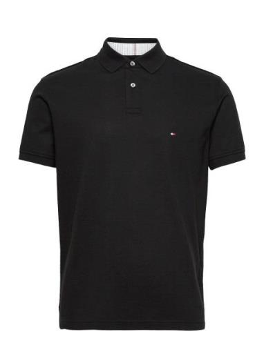 1985 Regular Polo Tops Polos Short-sleeved Black Tommy Hilfiger