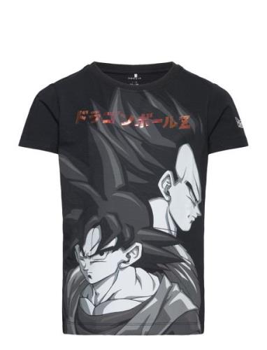 Nkmjohan Dragonball Ss Top Vde Tops T-shirts Short-sleeved Black Name ...