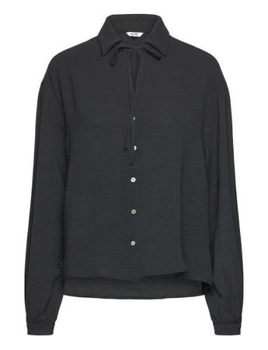 Patina-M Tops Shirts Long-sleeved Black MbyM