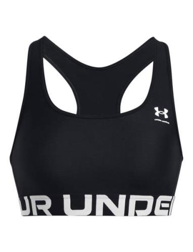 Ua Hg Mid Branded Sport Bras & Tops Sports Bras - All Black Under Armo...