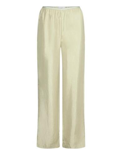 Pantalon Moss King Bottoms Trousers Straight Leg Cream ROSEANNA