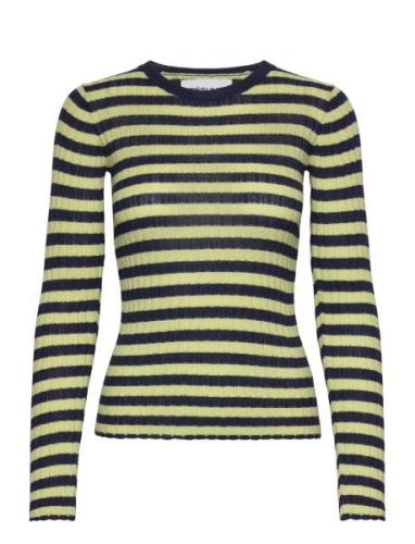 Arliers Knit Blouse Tops Knitwear Jumpers Navy Résumé