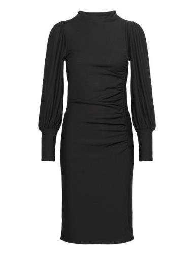 Rifagz Puff Dress Noos Polvipituinen Mekko Black Gestuz