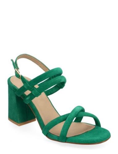 Biacharlene Cross Sandal Korolliset Sandaalit Green Bianco