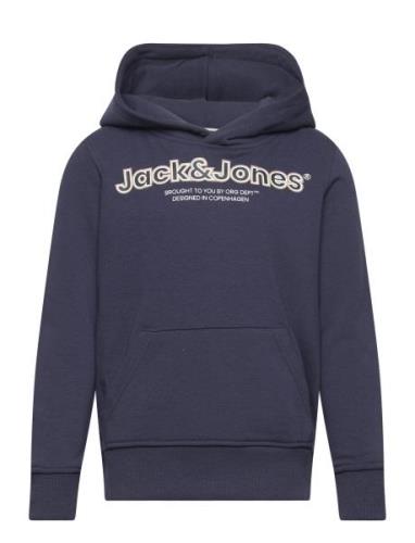 Jorlakewood Sweat Hood Bf Jnr Tops Sweat-shirts & Hoodies Hoodies Navy...