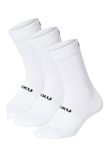 Crew Socks 3 Pack Lingerie Socks Regular Socks White 2XU