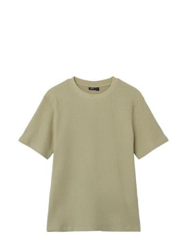 Nlmhunor Ss L Top Tops T-shirts Short-sleeved Green LMTD