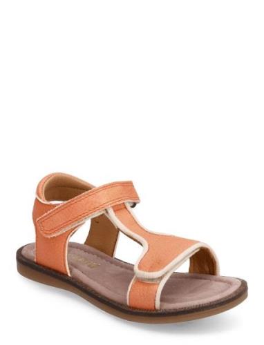 Bisgaard Alma O Shoes Summer Shoes Sandals Orange Bisgaard