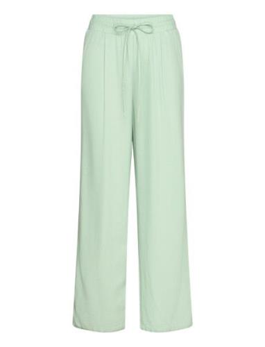 Vmjesmilo Wide Pants Ga Noos Bottoms Trousers Wide Leg Green Vero Moda