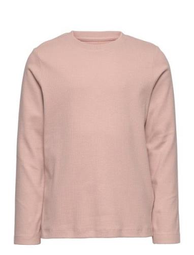 T-Shirt Ls Tops T-shirts Long-sleeved T-shirts Pink En Fant