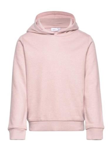 Nkfnasweat W Hood Unb Noos Tops Sweat-shirts & Hoodies Hoodies Pink Na...