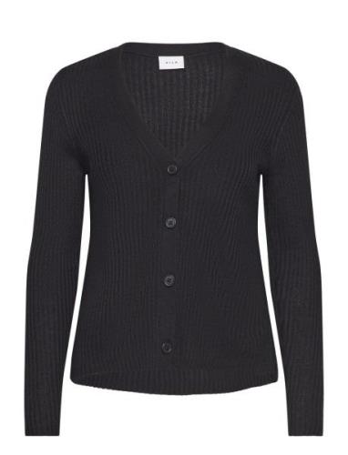 Vistara L/S Cardigan /B Tops Knitwear Cardigans Black Vila