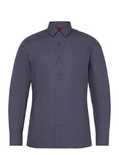 Elisha02 Designers Shirts Casual Blue HUGO