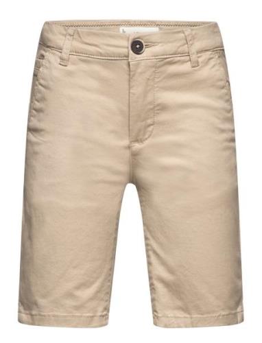 Slim-Fit Chino Cotton Bermuda Shorts Bottoms Shorts Beige Mango