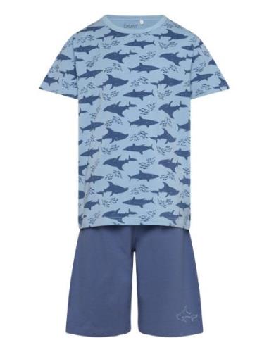 Pyjama Set Ss Pyjamasetti Pyjama Blue CeLaVi