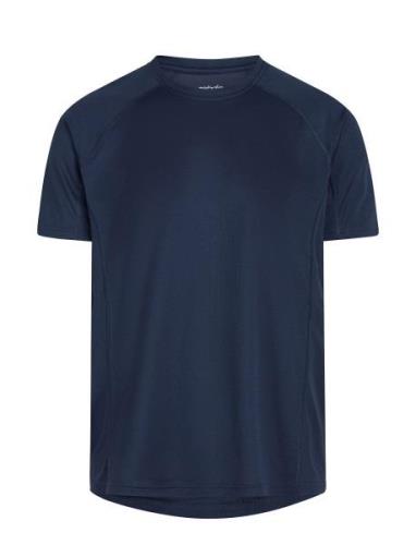 Men Sports S/S T-Shirt Sport T-shirts Short-sleeved Navy ZEBDIA