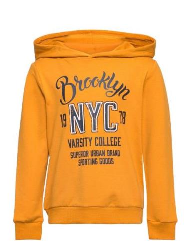 Nkmvugo Ls Sweat Wh Bru O1 Tops Sweat-shirts & Hoodies Hoodies Orange ...