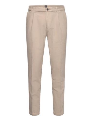 Kane-Pl-L Bottoms Trousers Chinos Beige BOSS