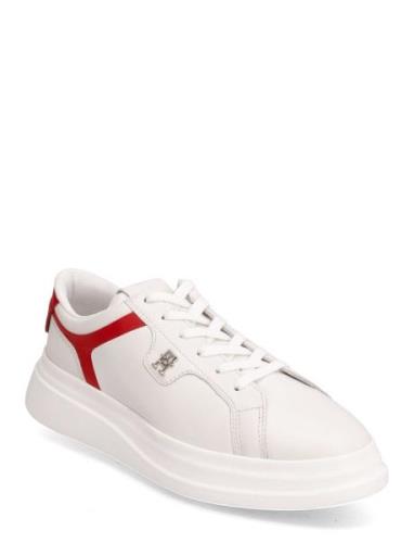 Pointy Court Sneaker Nauhakengät Matalapohjaiset Kengät White Tommy Hi...