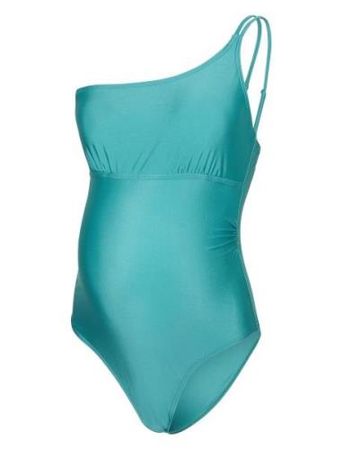 Mllulu Padded Hc Swimsuit Uimapuku Uima-asut Blue Mamalicious