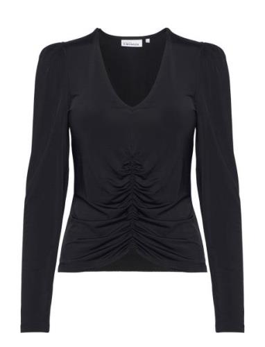 Judekb Top Tops Blouses Long-sleeved Black Karen By Simonsen