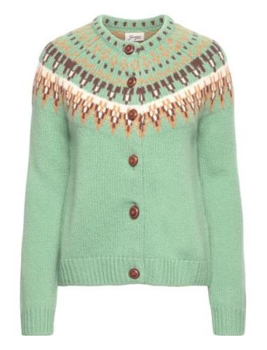 Joelle Cardigan Tops Knitwear Cardigans Green Jumperfabriken