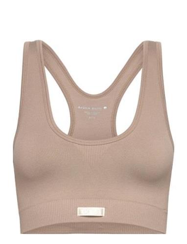 Studio Low Seamless Bra Sport Bras & Tops Sports Bras - All Brown Björ...