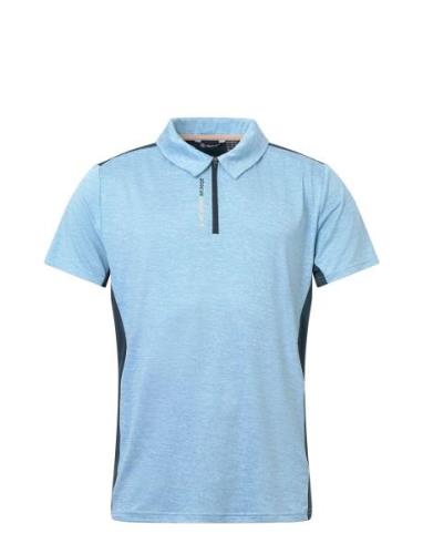 Mens Spey Drycool Polo Tops Polos Short-sleeved Blue Abacus