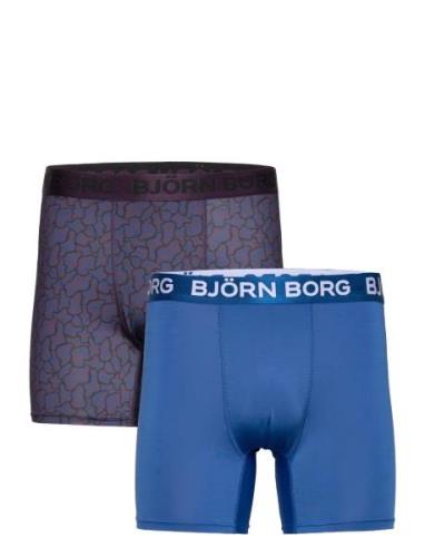 Performance Boxer 2P Bokserit Multi/patterned Björn Borg