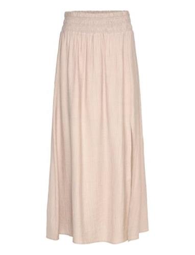 D6Arja Long Skirt Pitkä Hame Beige Dante6