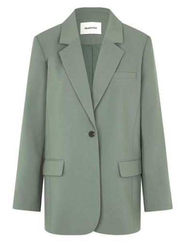 Gale Blazer Blazers Single Breasted Blazers Green Modström